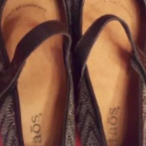 TAOS Geo Weave Fabric Strap-over MARY JANE Flats size 6 - Picture 7 of 7